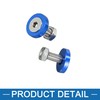 A ABSOPRO Car Motorcycle Fender Bumper Washer Bolt Nuts Kit