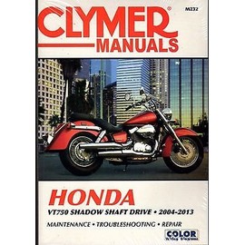 2004-2013 CLYMER HONDA VT750 SHADOW SHAFT DRIVE SERVICE MANUAL NEW M232