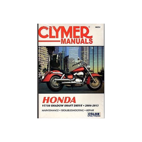 2004-2013 CLYMER HONDA VT750 SHADOW SHAFT DRIVE SERVICE MANUAL NEW