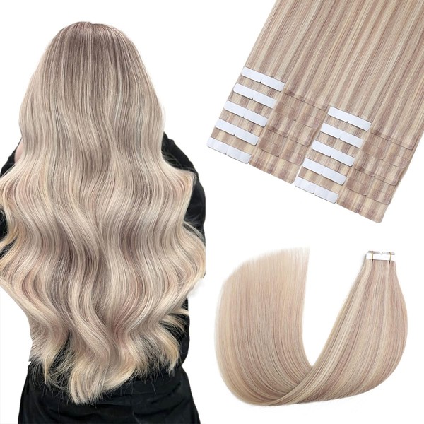 Sindra Invisible Tape in Hair Extensions Human Hair 20 Inch