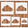 5PCS Cloud Stencil Cloud Stencil for Art and Craft Stencils