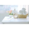 Seiko Clock KR518S Alarm Clock, Automatic Lighting, Analog, Visible at