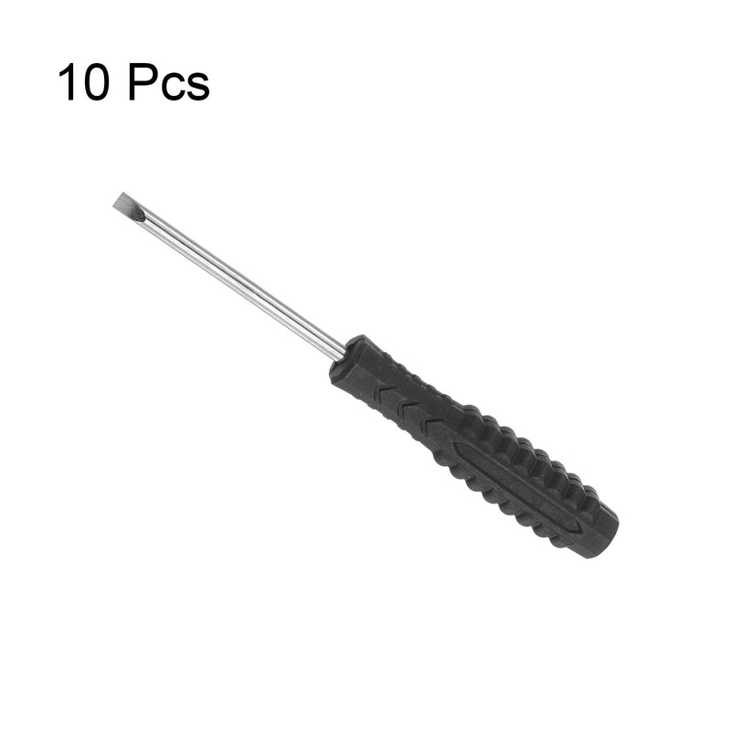 sourcing map Mini Slotted Screwdriver, 3.0 mm Flat Head with