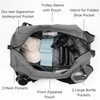 Kookoomia Gym Bag with Shoes Compartment and Wet Pocket Convertible