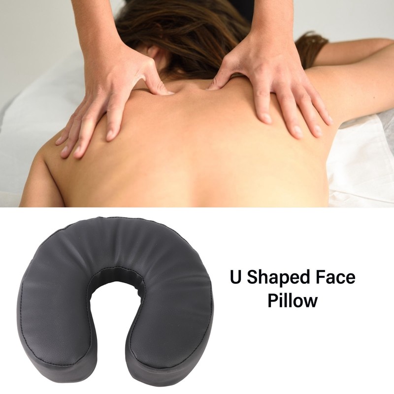 U Shaped Face Pillow Massage Face Cradle Cushion Massage Bed