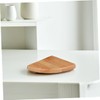 OHPHCALL Space Saving Corner Mounting Shelf Wooden Standing Shelf for