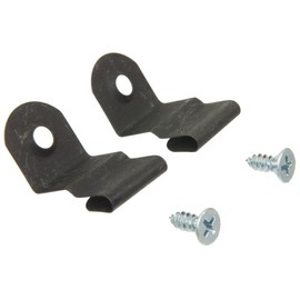 1968-1977 Corvette Door Panel Clips w/Screws Metal Set of 2