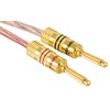 Poppstar 12x High-End Banana Plugs, Bananas for Speaker Cables (up