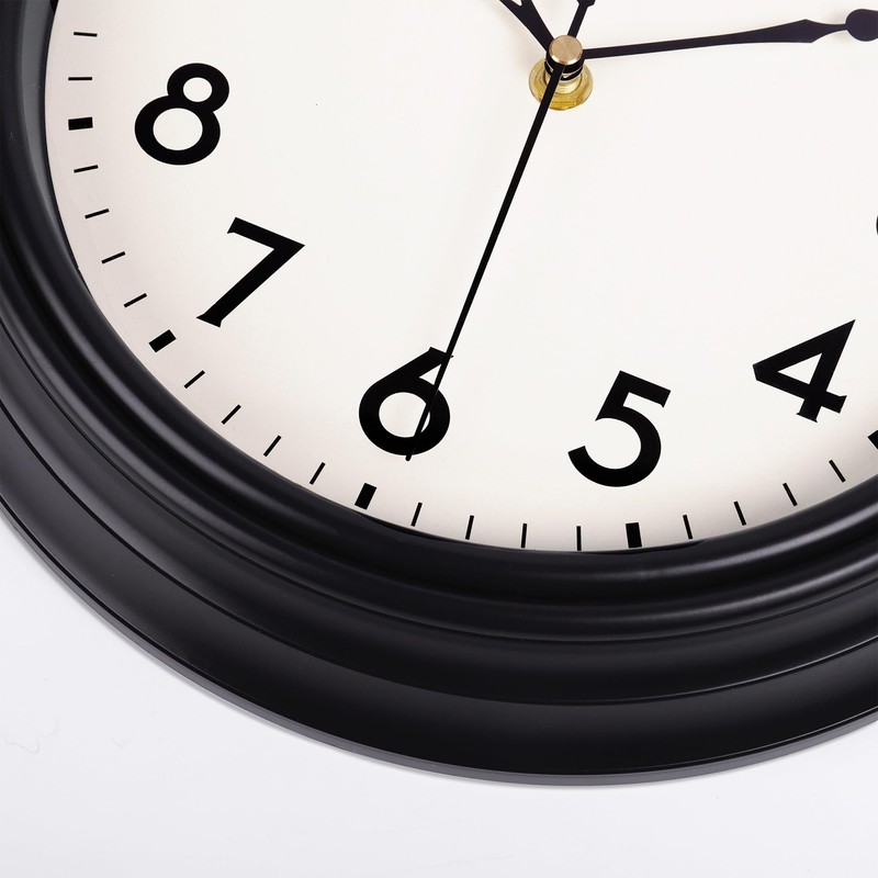 Lafocuse 30 cm Vintage Wall Clock Silent Classic Wall Clock
