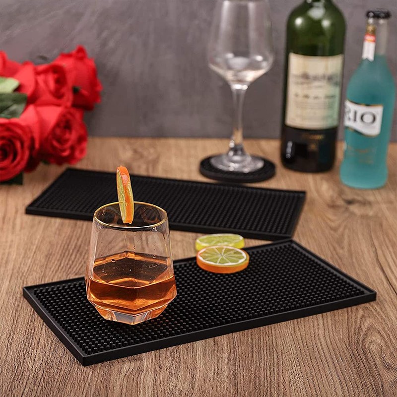 Bar Service Mat, Non-Slip Rubber Drying Mat, Bar Mat, Tableware