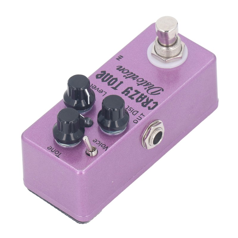 Electric Guitar Distortion Pedal Tone Distance Level Knob Aluminum Alloy