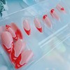Valentine's Day Press on Nails Almond Medium Fake Nails with