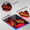 BINQIGOO Smoked Housing Full LED Rear Reflector Fog DRL Kit