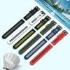 Meliya Silicone Watch Bands Quick Release 20mm 22mm, Soft Silicone