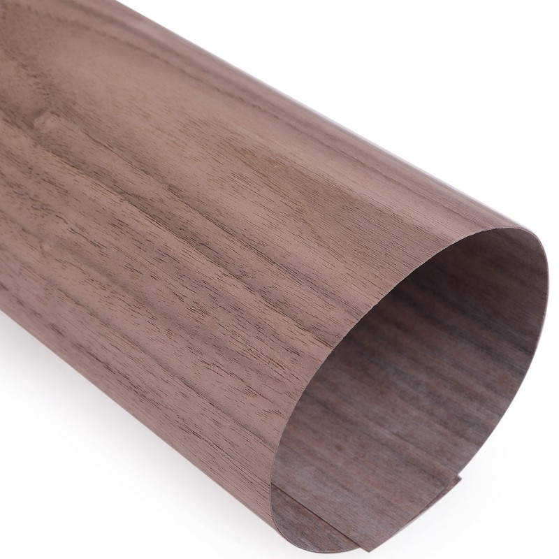 ISL Natural Wood Sliced Wood Walnut, 11.8 x 11.8 inches