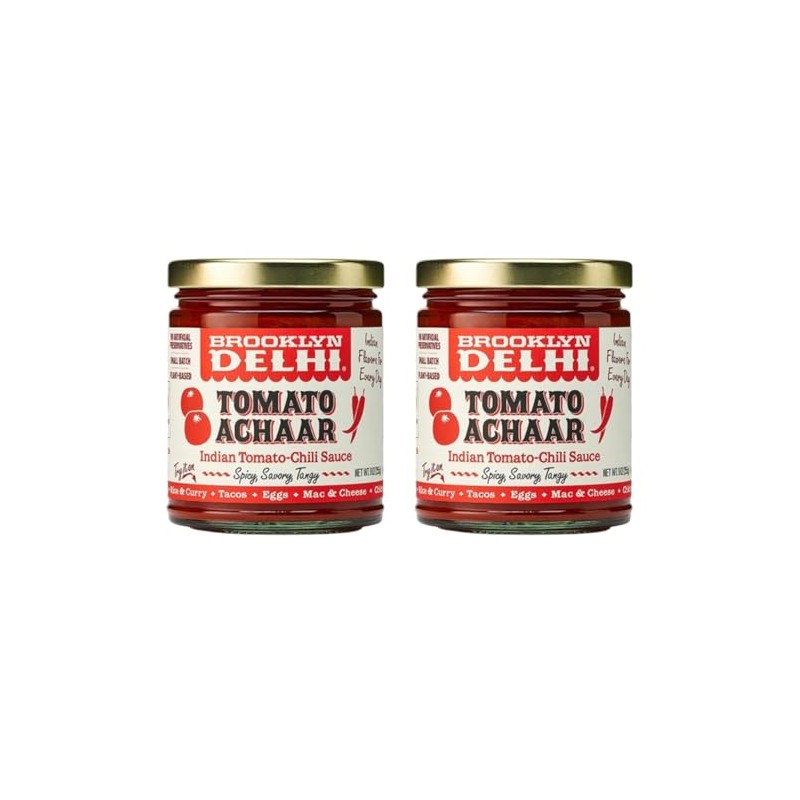 Brooklyn Delhi Tomato Achaar - 2pk - 9 Ounces -