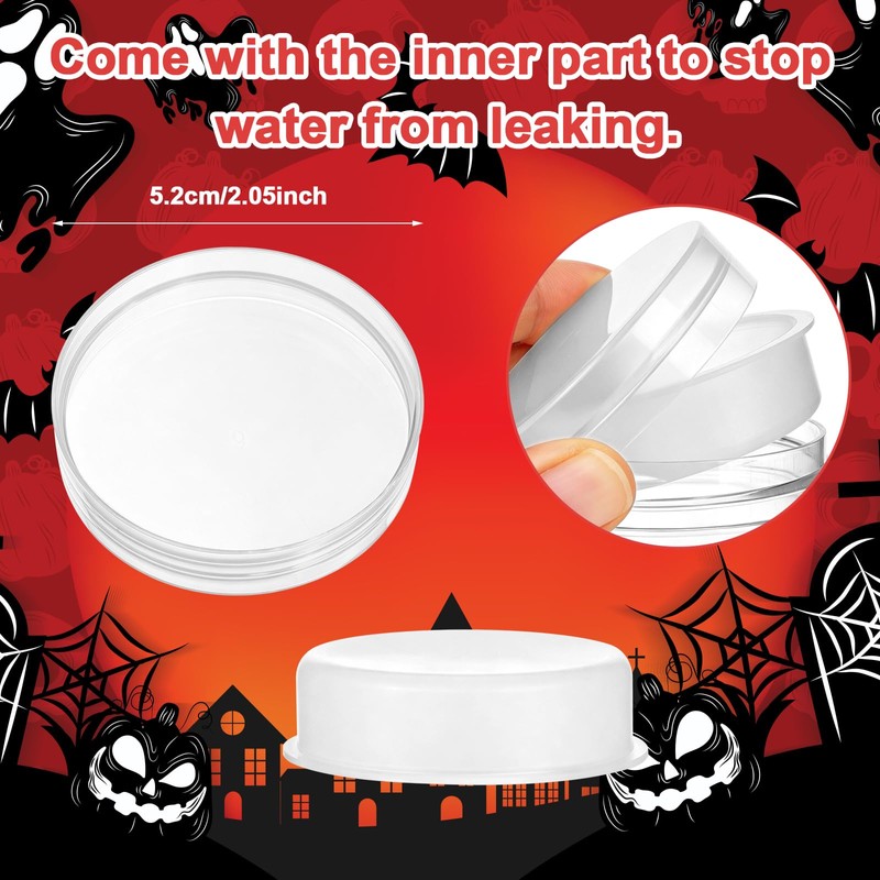 8 Sets Halloween DIY Snow Globe Kit Make Your Own