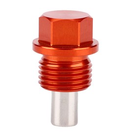 Magnetic Oil Drain Plug Magnetic Car Oil Plug Kit Oil Drain Plug Magnetic Oil Pan Pan Made of Magnetic Oil Drain Plug Screw Aluminium Alloy Modification (M14 x 1.5)