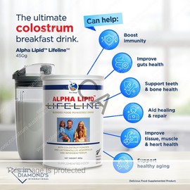Alpha Lipid NEW!  ALPHA LIPID Lifeline Colostrum Powder (14 sachets x 16g)  FREE SHIPPING