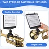Somivrusa Trumpet Marching Lyre 2 in 1 Adjustable Trumpet &