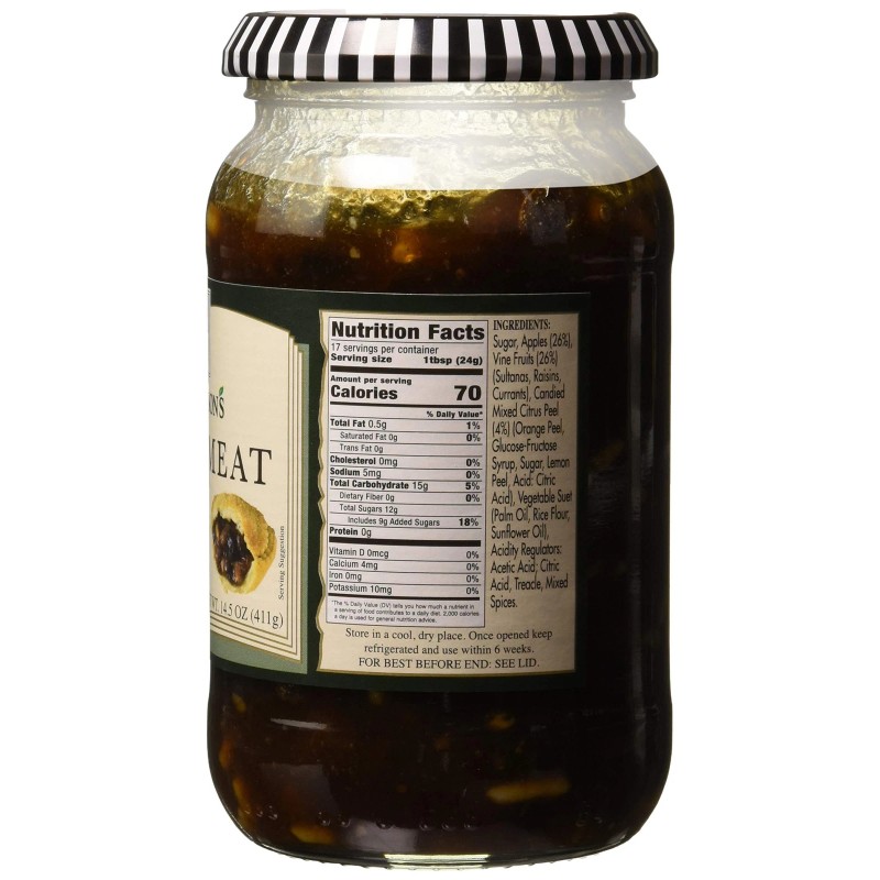 Robertson's Royal Warrant Mincemeat 14.5 Ounce Classic Baking Spread Vegetarian