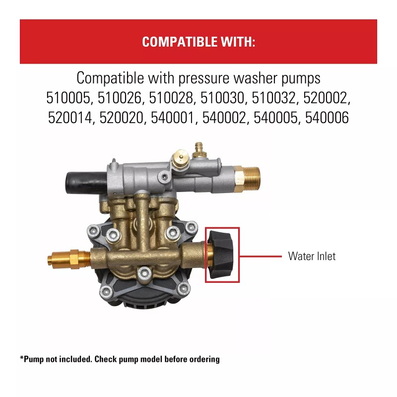 SIMPSON Cleaning 7112362 Water Inlet Fitting for Multiple Pressure Washer