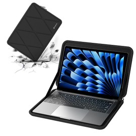 Smatree 15 inch Hard Sleeve Case for 15.3 inch MacBook Air 2025 M4/2024 M3/2023 M2, 15.6 inch HP EliteBook 650/655, ProBook 450/455, ZBook Power G9/G10, Pavilion 15, 15.6 inch Dell Inspiron 15