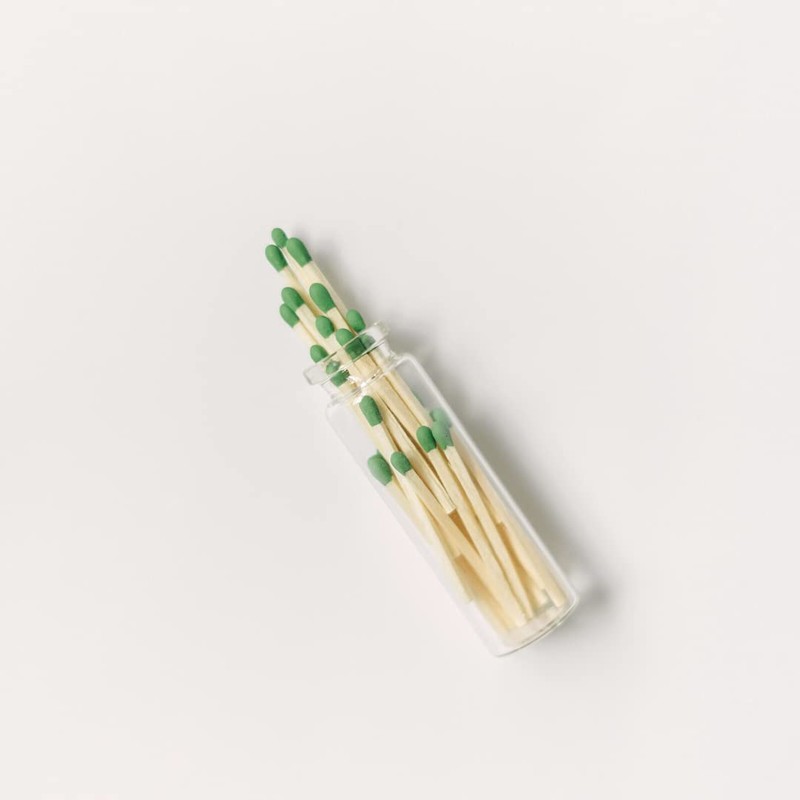 River Birch Decorative Matches in a Bottle with Striker -