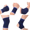 IBLUELOVER 5 Pair Kids Sports Gear Protector Set Knee Elbow