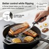 Fish Spatula, 12" Stainless Steel Slotted Turner for Cast Iron
