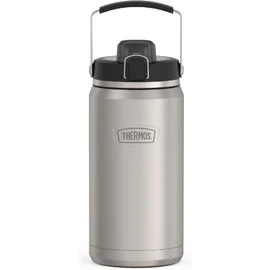 THERMOS ICON SERIES, botella de agua de acero inoxidable con boquilla, 64 onzas, acero inoxidable mate, botella de agua aislada al aspiradora con tapa