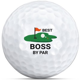 Golf Gifts for Men Women Boss - Golf Accessories for Men - Funny Golf Balls for Golfers Boss Leader - Perfect for Boss Day, Retirement, Christmas Best Boss Ever