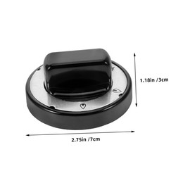 STOBOK Universal Fit Stove Knob BBQ Gas Burner Knob Replacement 70mm Inner Diameter
