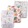 Littles & Bloomz, Reusable Pocket Cloth Nappy, Fastener: Popper, Set