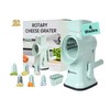 NexoBlaze 6 in 1 Rotary Cheese Grater Hand Crank with