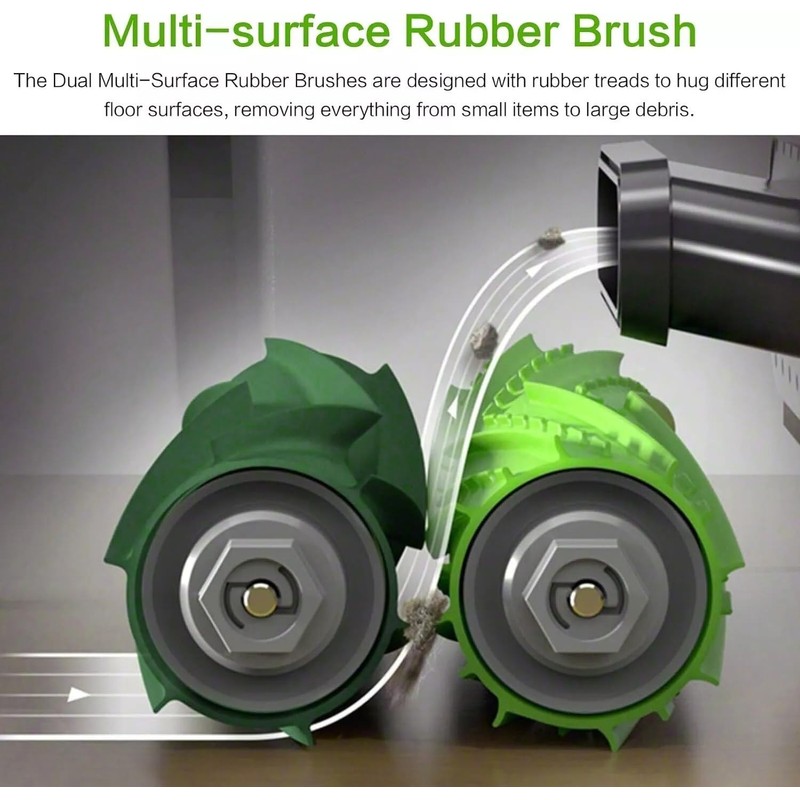 BOOC Replacement Vacuum Parts Accessories Compatible for Roomba I and