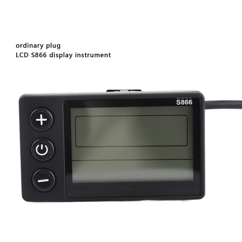 S866 Electric Bicycle LCD Display, Backlight Large Screen, Easy Installation
