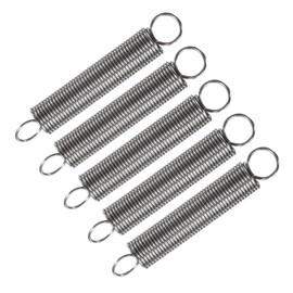 METALLIXITY Extension Spring (0.8x8x50mm/0.04"x0.32"x1.97") 5Pcs, 304 Stainless Steel Tension Spring Wire - for Home Repair Construction Machinery