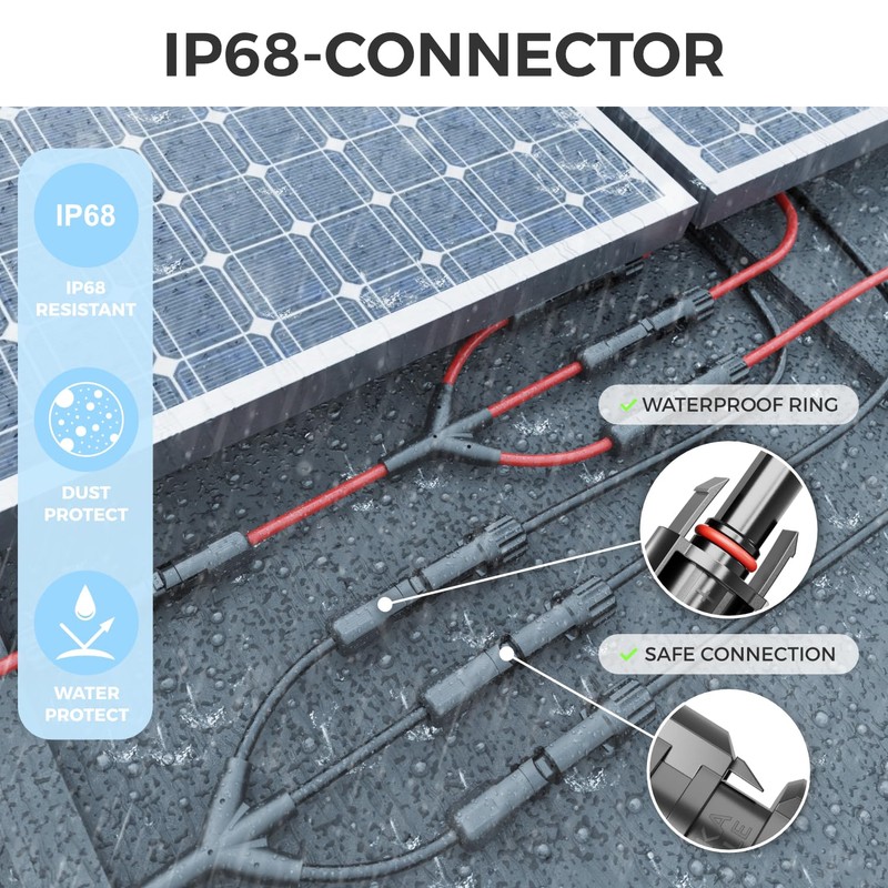 deleyCON Solar Y Cable 3/1 Adapter 4 mm² - Y