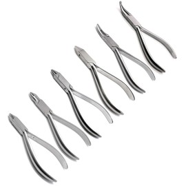 Dental Orthodontic Pliers Wire Bending Premium Instruments Set of 6
