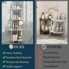 Consumest Corner Shower Caddy Standing - 4-Tier Stainless Steel Shower