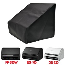 SHTCSZBA Dust Cover for Epson FastFoto FF-680W / DS-530 / DS-770 / DS-870 / DS-970 / ES-400W / ES-500W Scanners Antistatic Water-Proof Dust-Proof Nylon Heavy Duty Fabric Printer Cover Case Protector