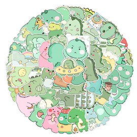Dinosaur Sticker Set of 100 Cute Decoration for Car Laptop Skateboard Bicycle Moped Motorcycle Bicycle Computer Suitable for Adults Children