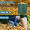 Reusable Leaf Bags, Tear-resistant & Reusable Lawn Bags, Yard Waste