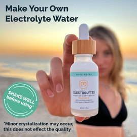 mayu MAYU Electrolyte Water Drops - Fast Absorption Mineral Drops for Drinking Water, Electrolyte Mix Minerals for Water - 100% Pure Mineral Drops, Dehydration Solution, Sugar Free Electrolytes - 30 ml (3)