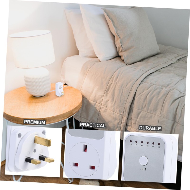 Operitacx Countdown Socket Plug-in Timer Switch Timer Socket Uk for