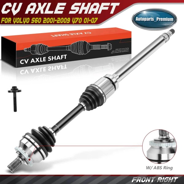 Unbranded CV Axle Shaft Assembly for Volvo S60 2001-2009 V70