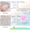 16000PCS 3mm 4mm 5mm Transparent AB Resin Rhinestones for Crafts