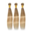 MLMYBAYEA Blonde Bundles Human Hair P27/613 Straight Bundles 10 12