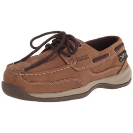 Rockport Works Women's RK634 Sailing Club Work Oxford Safety, Brown, 9 M US
